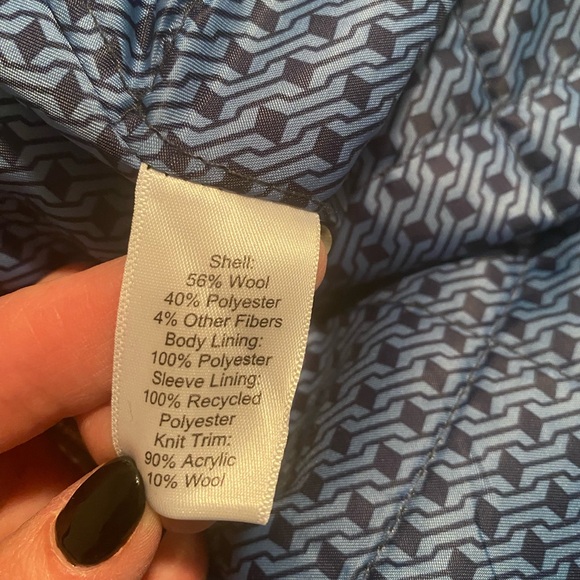 Egara Modern Peacoat, Navy Blue,  Men’s XL - Picture 8 of 10